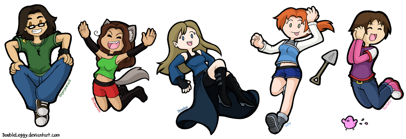 DeviantART Jump by DoubleLeggy on DeviantArt
