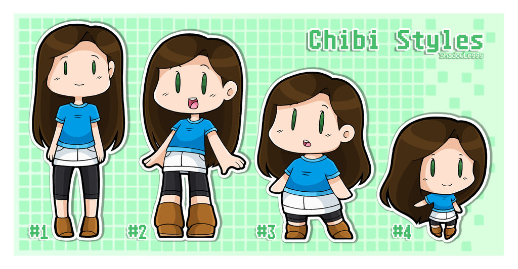 Chibi Styles by DoubleLeggy on DeviantArt