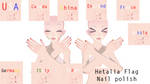 MMD TDA Hetalia Nail Polish by KatjaLovesick