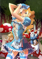 Alice in wonderland cover color