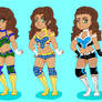 Eve Torres Not-So-Chibi Outfits