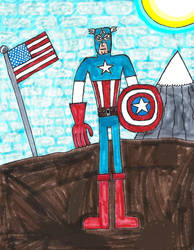 Captain America by zacharyknox222