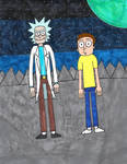 Rick and Morty by zacharyknox222