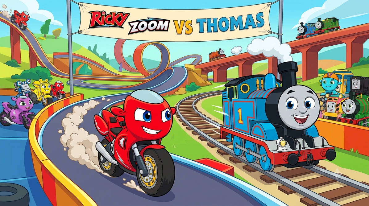 Yamisha Thomas Ricky Thomas (AEG) and Ricky Zoom Racing by AleJeshuaKids2007 on DeviantArt
