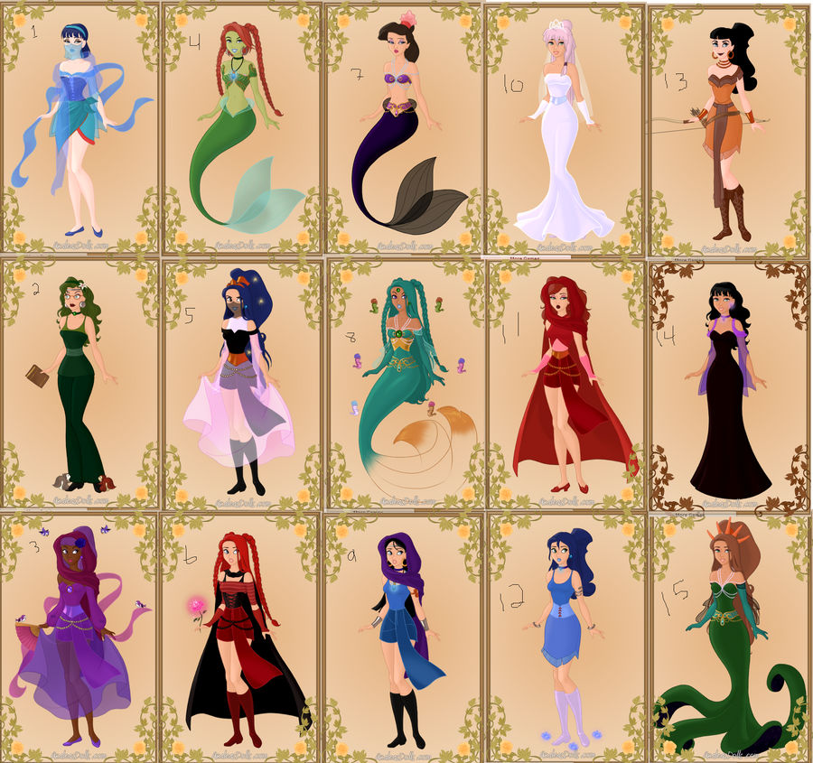 Adaptable Chacacters Adoptable Characters by melissa03 on DeviantArt