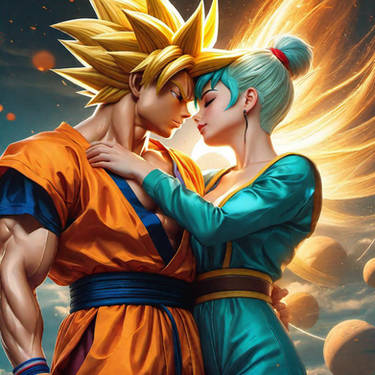 Goku and Bulma