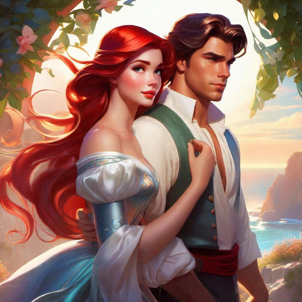 Ariel and Eric by Kobayashi22 on DeviantArt
