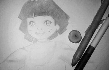 Himawari, Naruto and Hinata's daughter