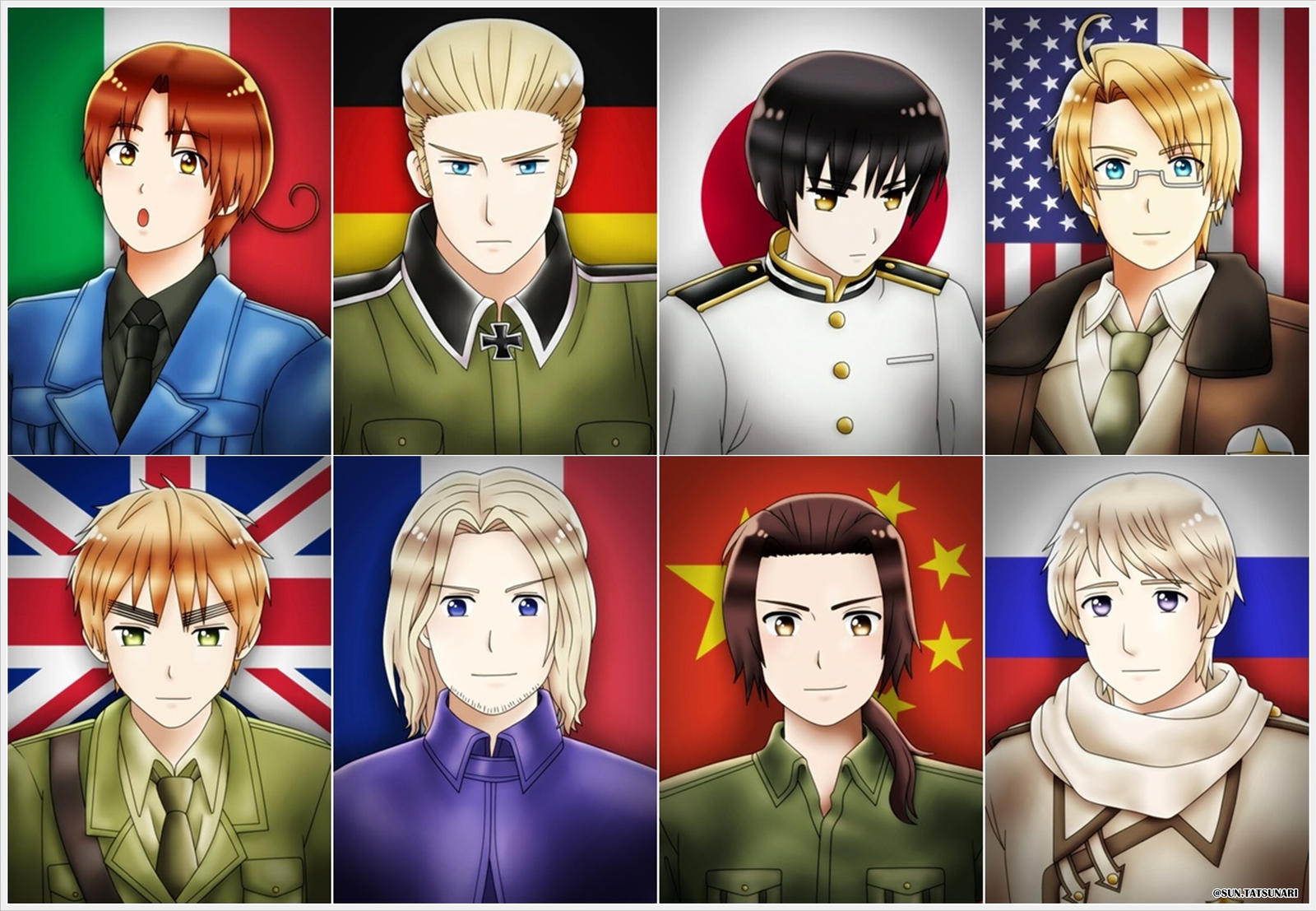 Hetalia Axis Power Scan Vf