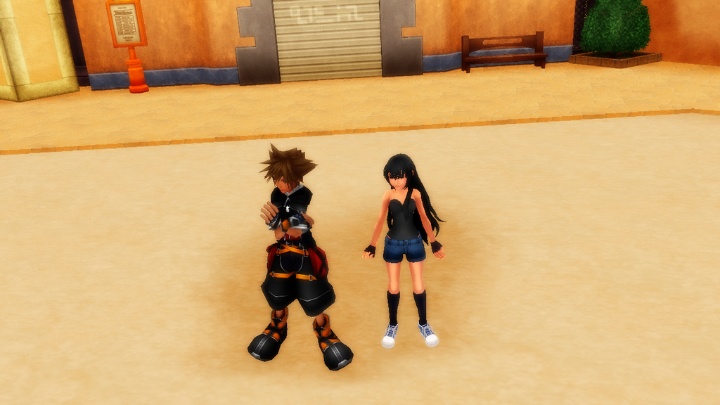 me and sora Anything you can do I can do better