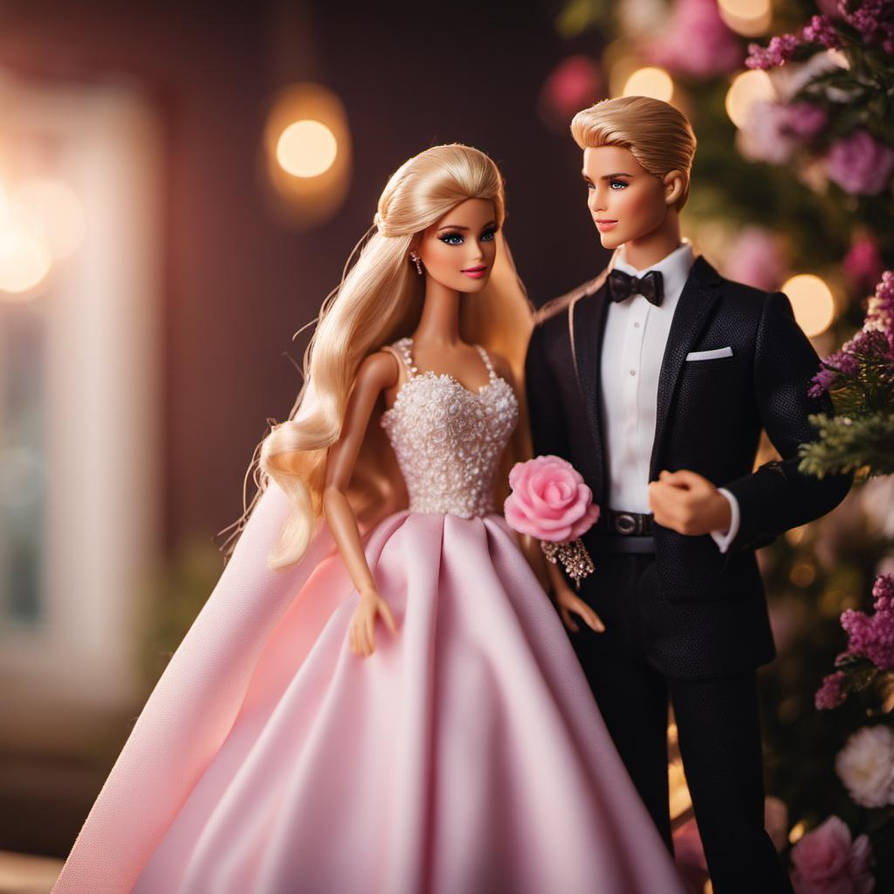 Barbie le jour du mariage AA cheveux noirs mariée Barbie le jour du mariage AA cheveux noirs mariée