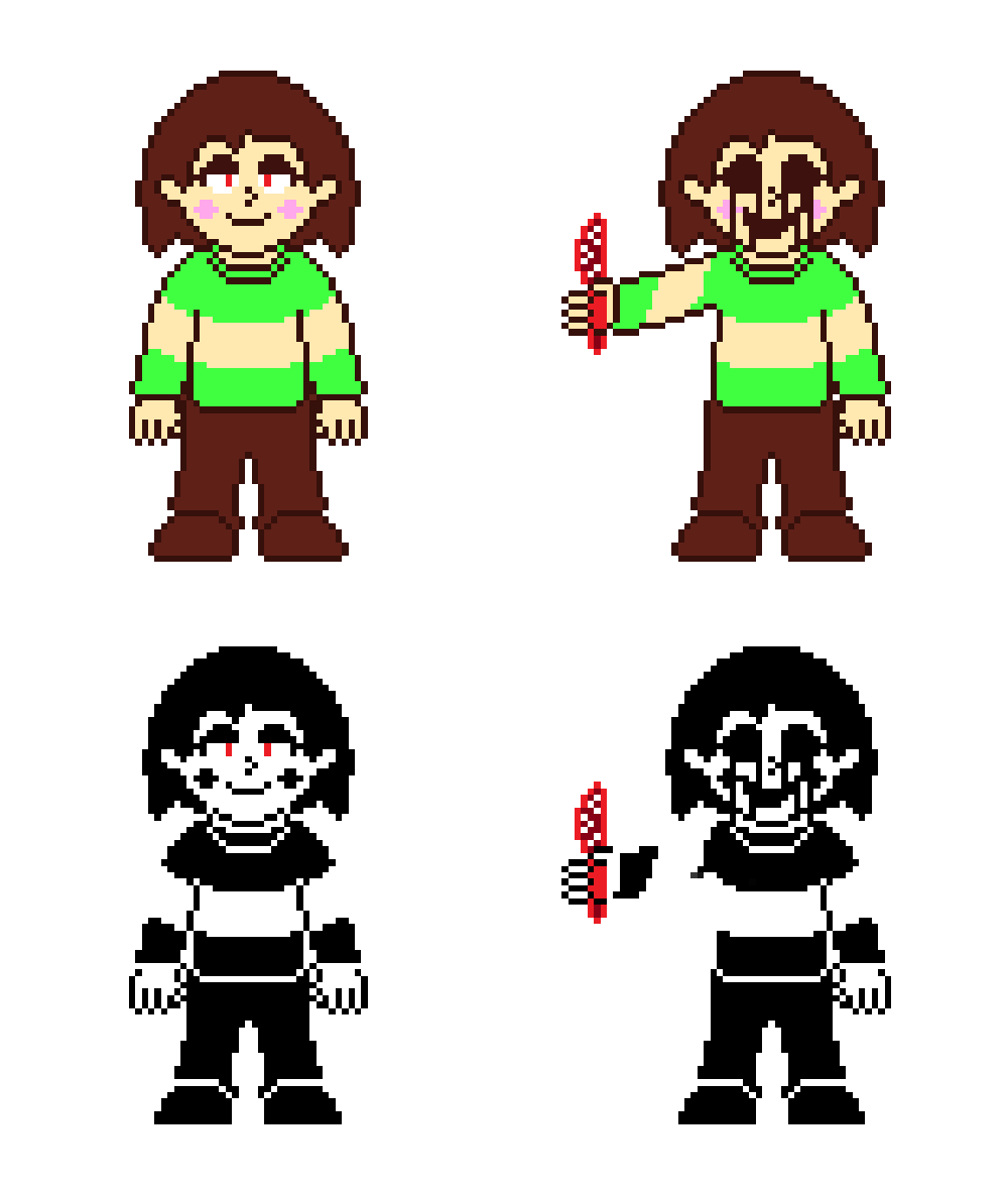Undertale Chara Dreemurr Battle Sprites By Garbageman64 On Deviantart Undertale Chara Dreemurr Battle Sprites By Garbageman64 On Deviantart