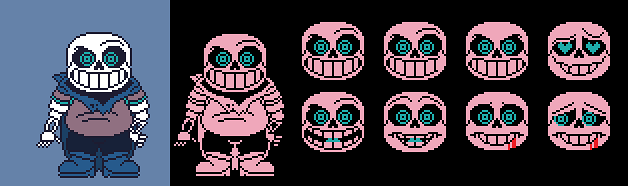 Undertale) SANS sprite V2 by G.O.S. (me) (read de by guardianofskeleto on  DeviantArt