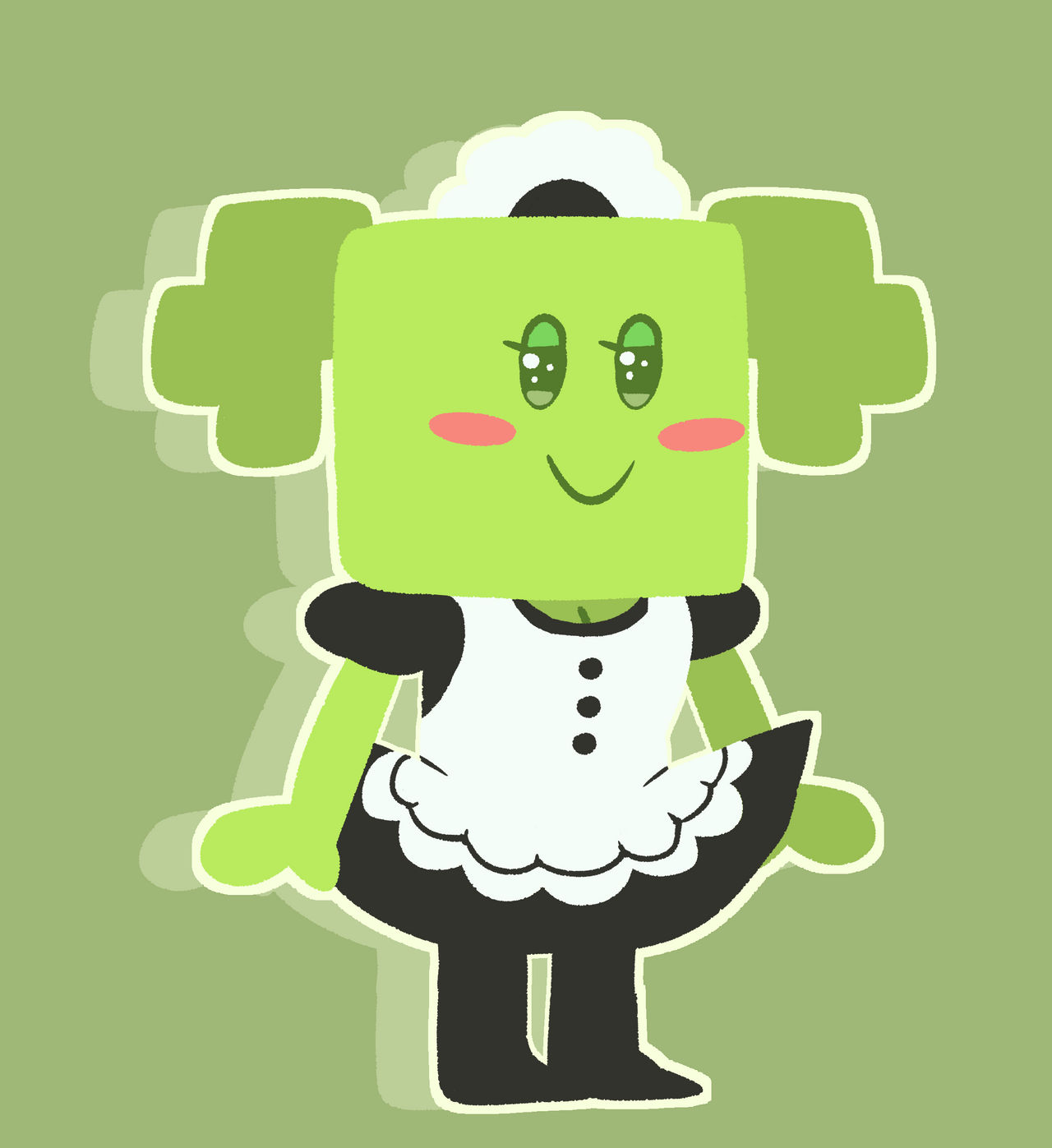 Super Paper Mario Maid Mimi By G Norm Us On Deviantart
