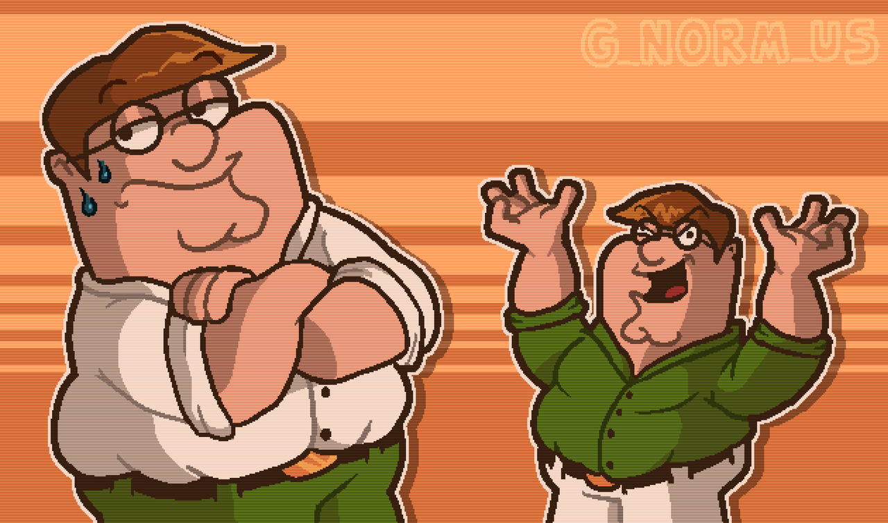 Good Retep Peter Griffin and reteP niffirG Redraw by g-norm-us on DeviantArt