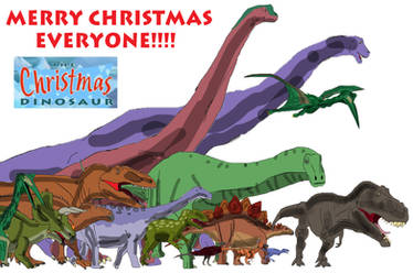 The Christmas Dinosaur!