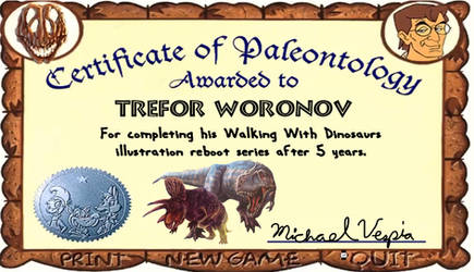 Certificate of Achievement!