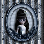 A Dark Bride's Portrait by Mina-Ficent