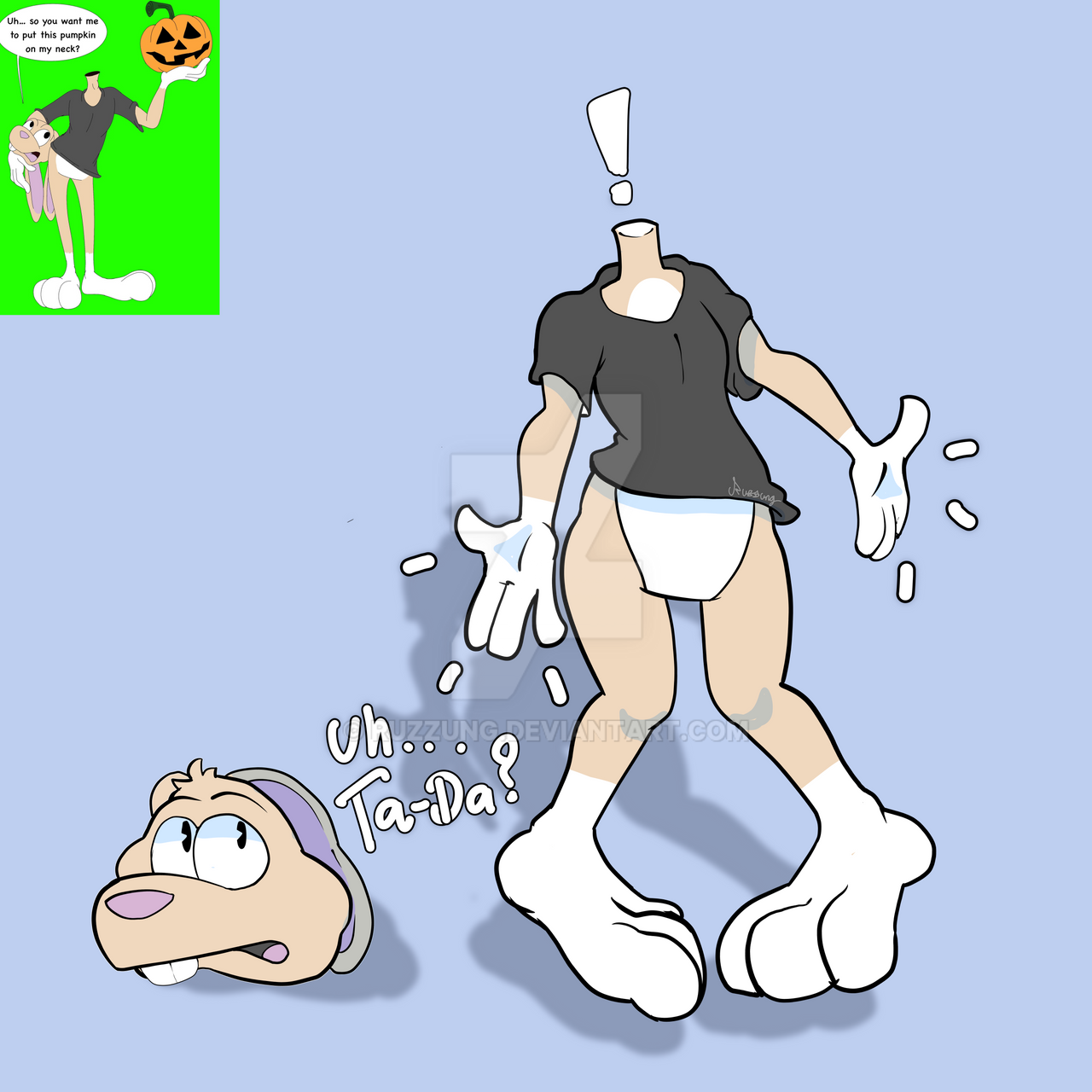 Peter Rabbit Furry Headless Peter The Bunny (Detached furry head) by Ruzzung on DeviantArt