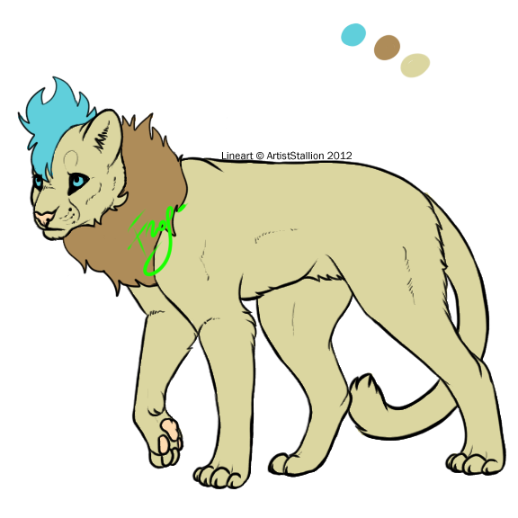 [Custom] Mohawk lion