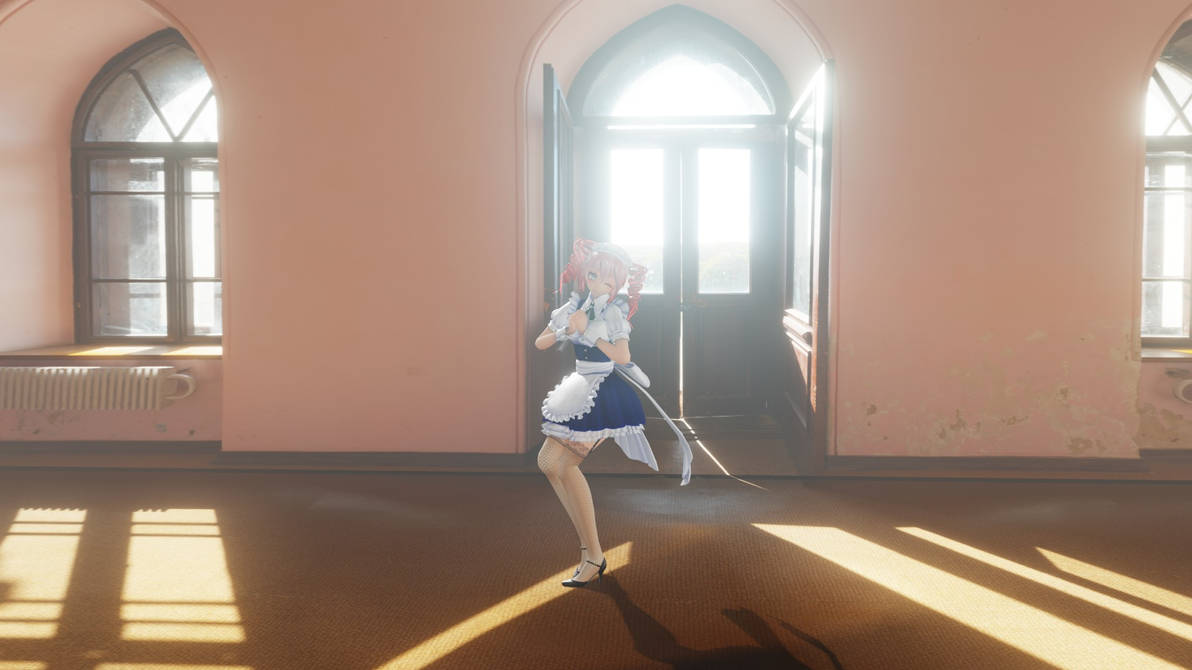 MMD Stage DL Large Corridor by vphirosan1128 on DeviantArt