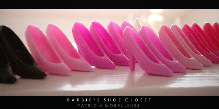 Barbie's Shoe Closet