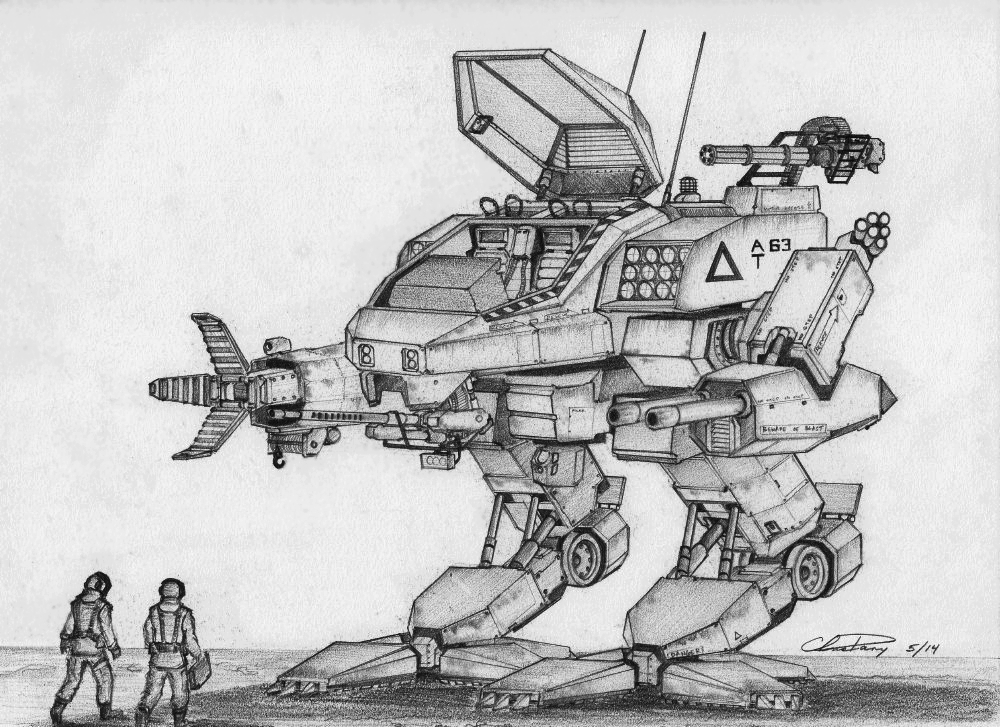 Concept Armored Mech