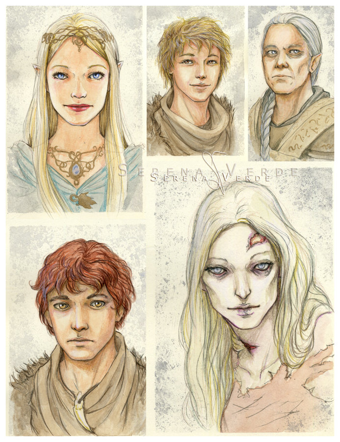 Watercolour portrait commissions: 3-7