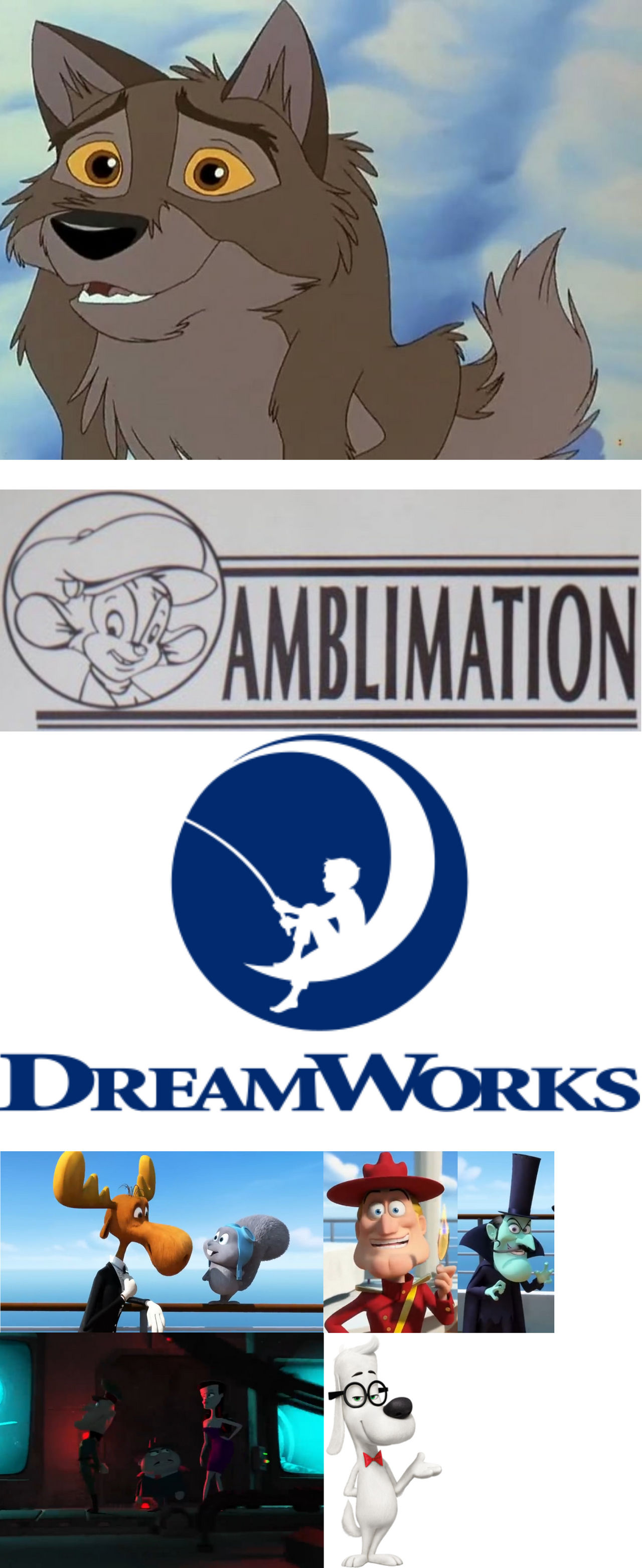 Amblimation Collection Mascots of Amblimation/DreamWorks Animation by PhilipMcGhee2 on DeviantArt