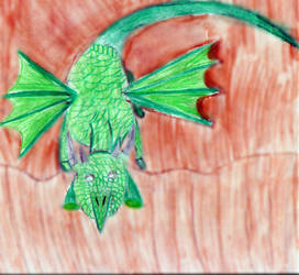 Dragon On Cliff