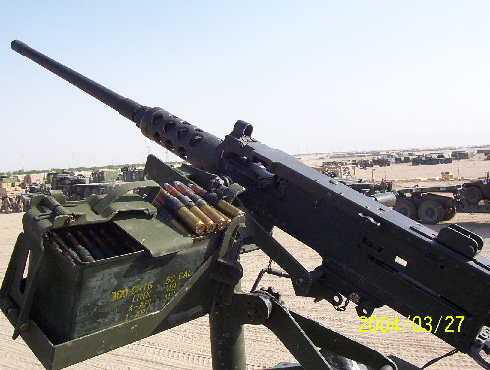 .50 caliber machine gun