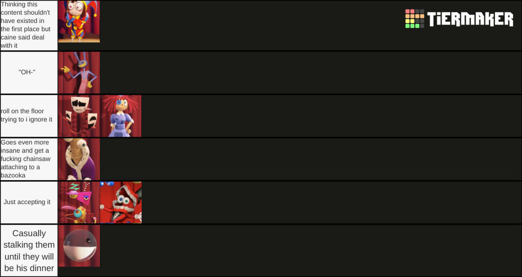 TADC cast if they react of R34 by IHAVEDONUTSAHA on DeviantArt