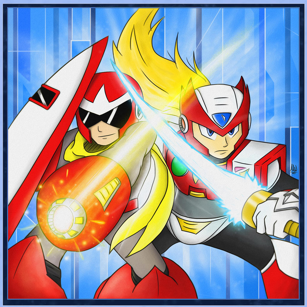 Protoman Zero Proto-Man and Zero! by waferboy on DeviantArt