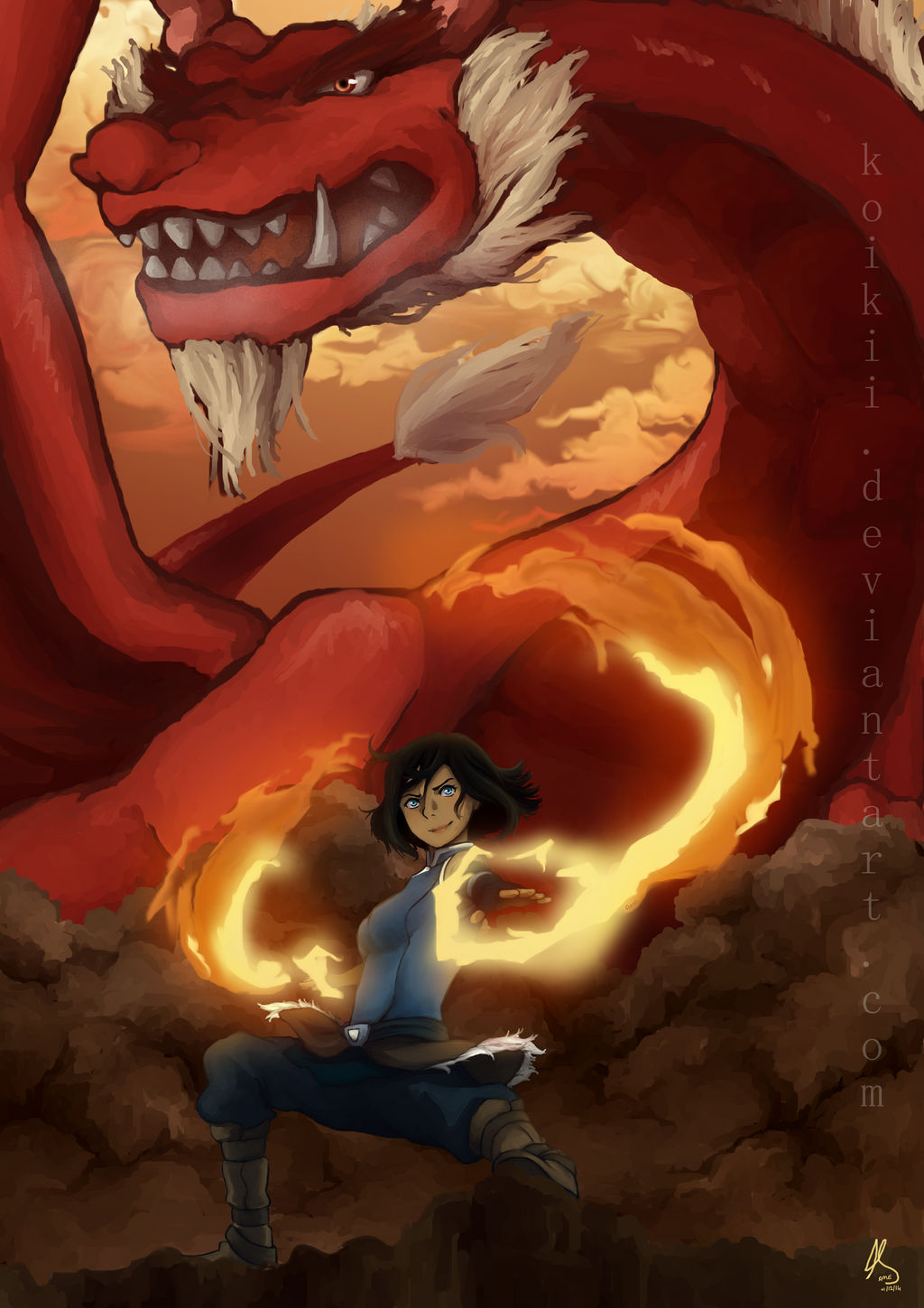 Custom Firebender Firebending by miriiart on DeviantArt