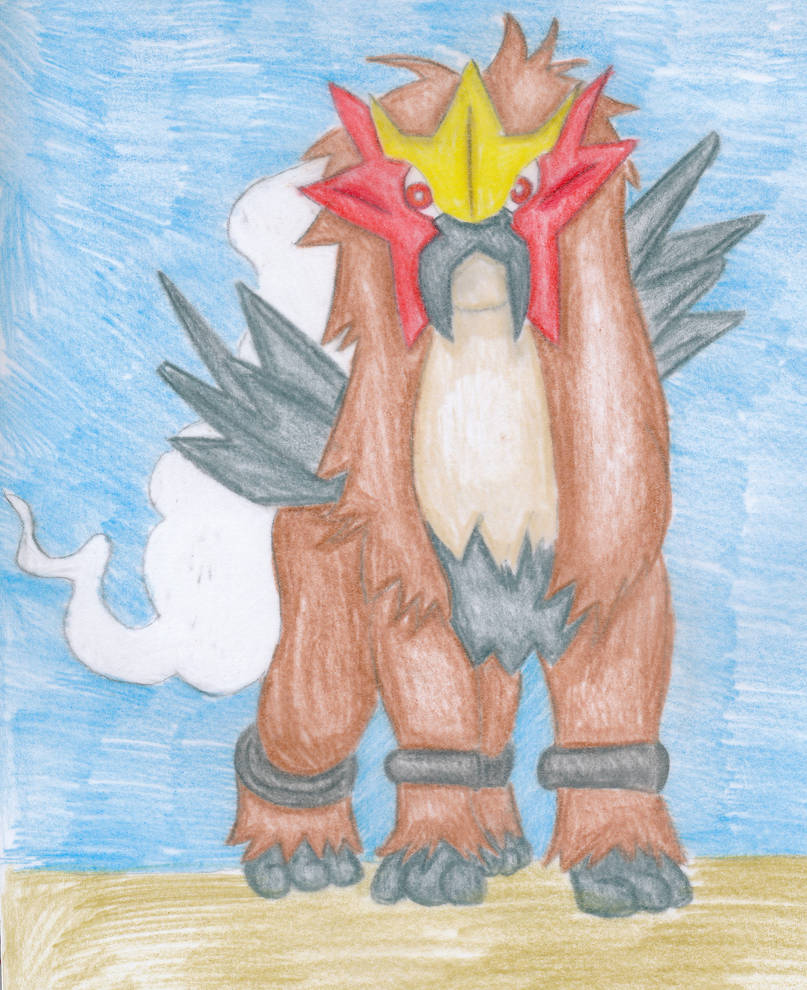 Entei Doodle by MantaDrifter on DeviantArt