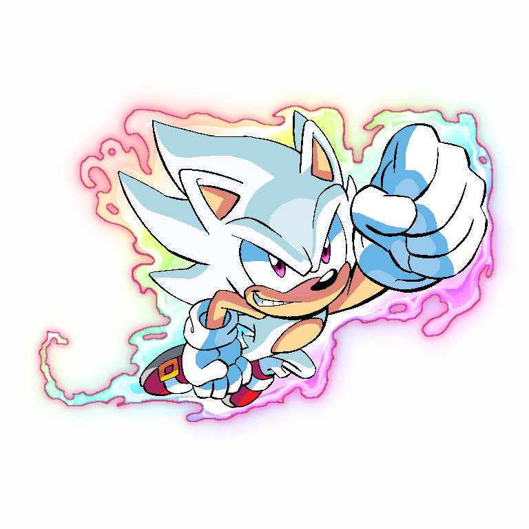 Hyper Sonic - Archie Style by Kamblamboom289 on DeviantArt
