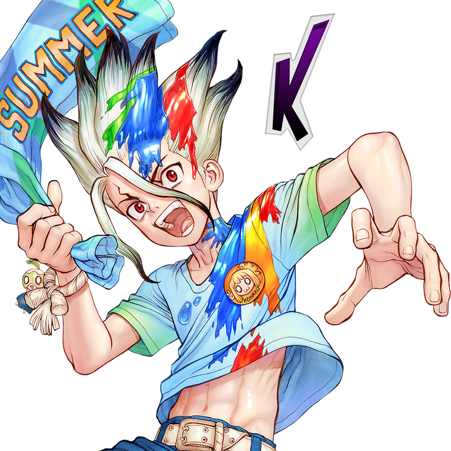 Render Summer Senku by RenderLand on DeviantArt