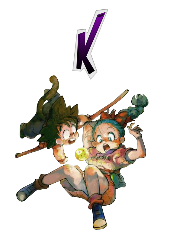 Render Kid Goku et Kid Bulma by RenderLand on DeviantArt