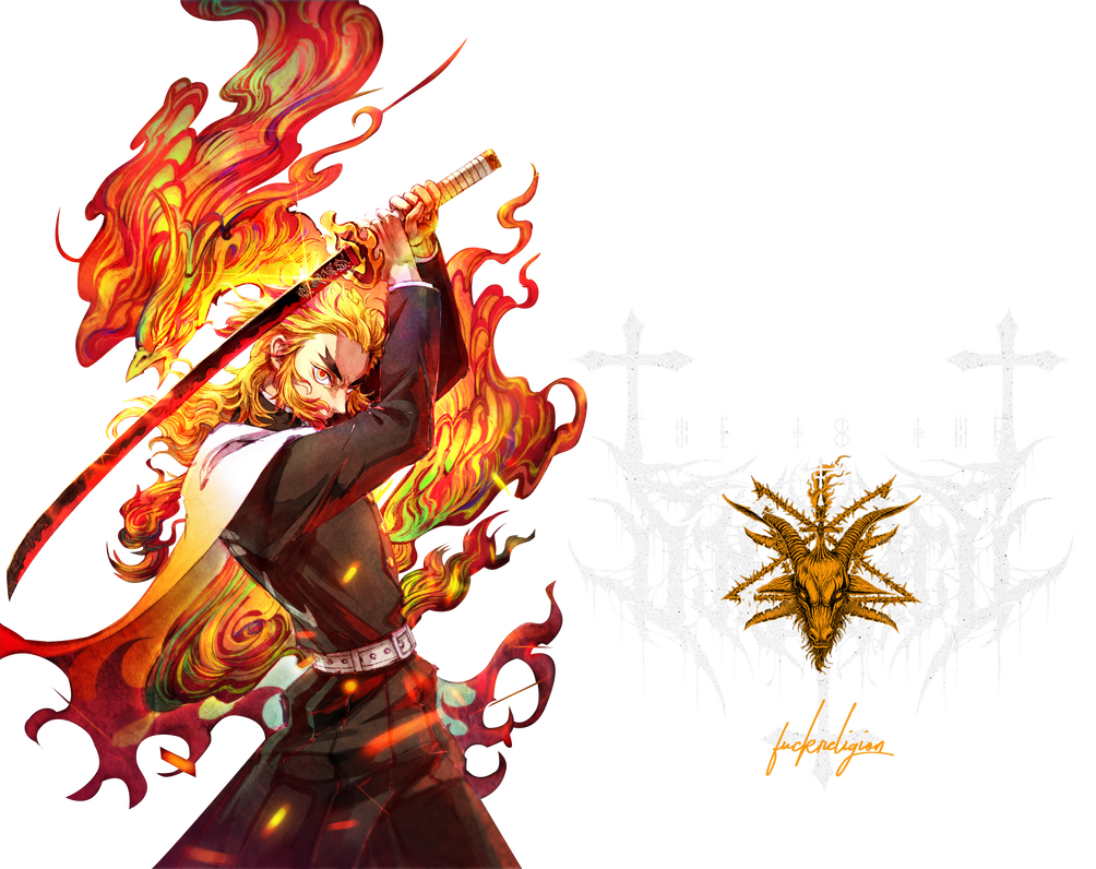 Render Rengoku Kyoujurou by RenderLand on DeviantArt