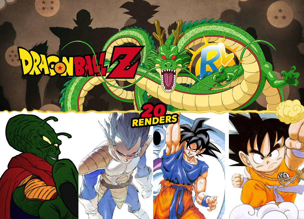 Pack 20 Renders DBZ by RenderLand on DeviantArt