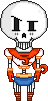 UT - Papyrus Mini Page Doll by whitenoize