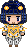 JJBA: Bruno Bucciarati Pixel Sprite by whitenoize