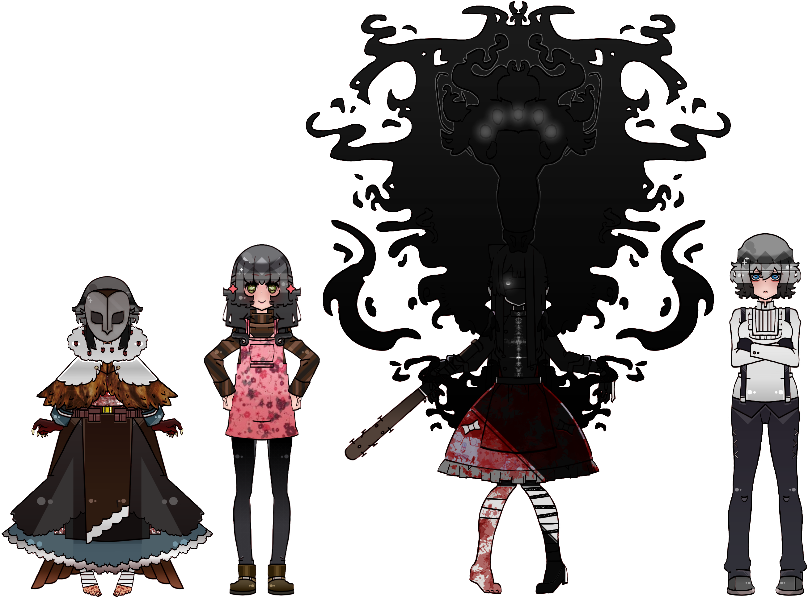 DBD Killer And Survivor OCs Collection by whitenoize on DeviantArt