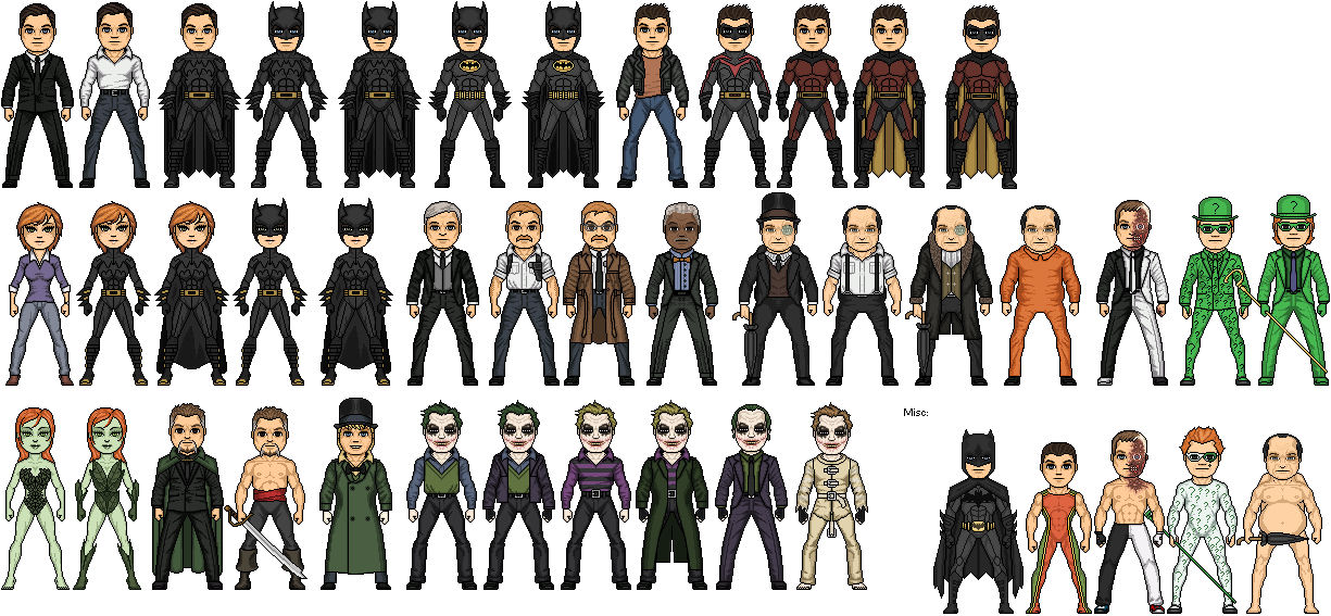 Batman old micros by Mr-Kerchu on DeviantArt