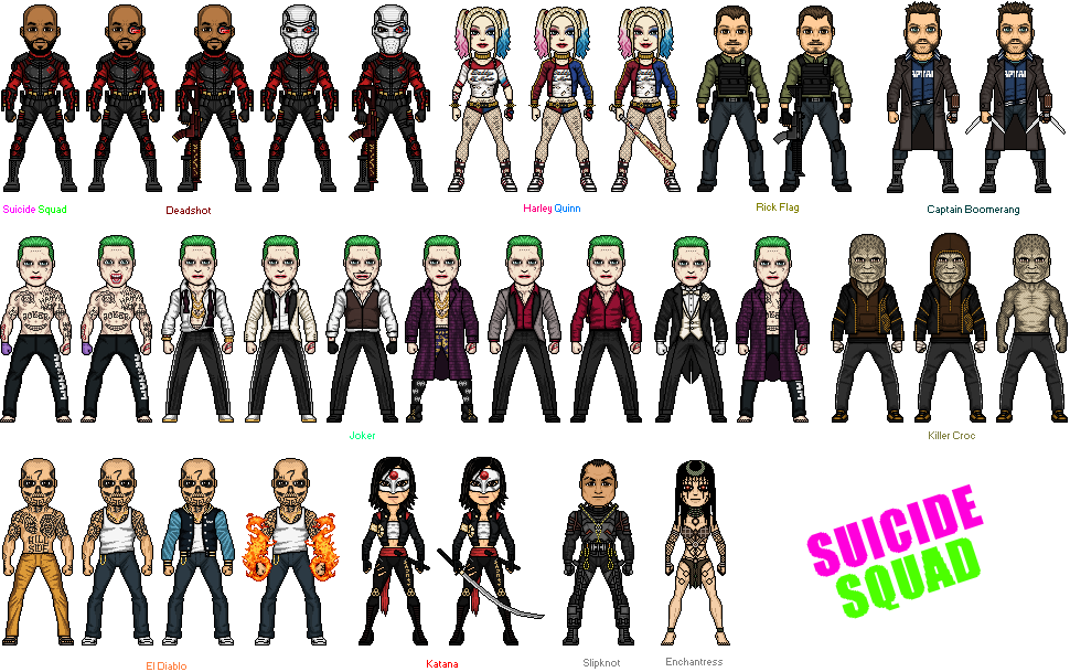 Suicide Squad Fan Cast by ZoKpooL1 on DeviantArt