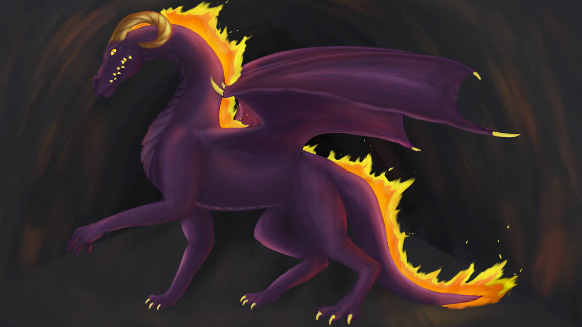 Purple Fire Dragon By Flebiff On DeviantArt purple-fire-dragon-by-flebiff-on-deviantart