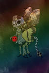 Horrible Fairies series-Valdis the death moth by Mistress-Horror