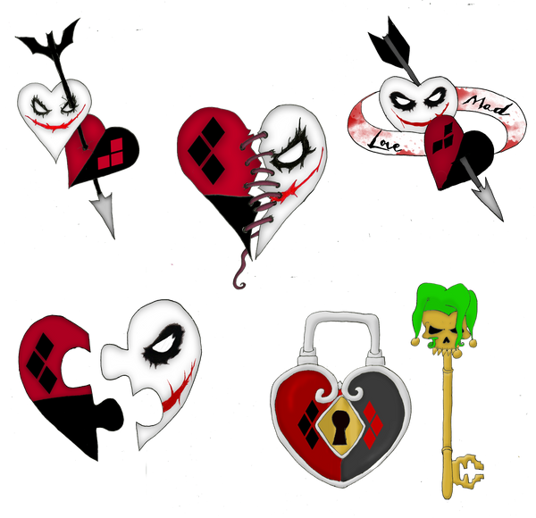 Mad Love Tattoo design 2 by MistressHorror on DeviantArt