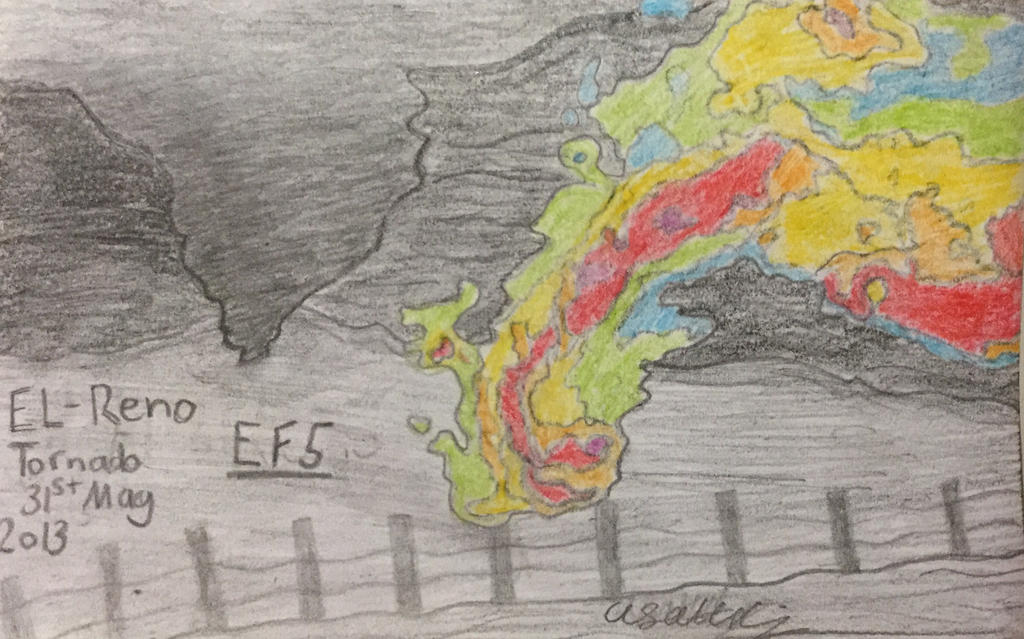 Ei Reno The El-Reno tornado and radar image of the storm by Stormy2010 on ...