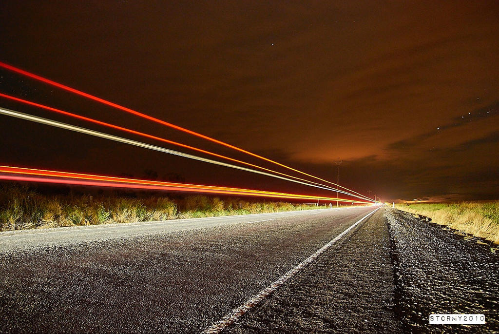 Truck light trail